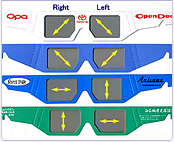  特注 高級紙3Dメガネ 