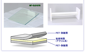 赤外線カットコールドフィルター　光学粘着シート　画像